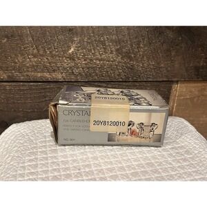 Alco Crystal Candle Holders for Votive or Tapered Candles Set of 2